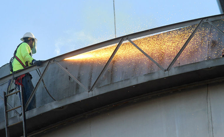Dismantled Water Tower